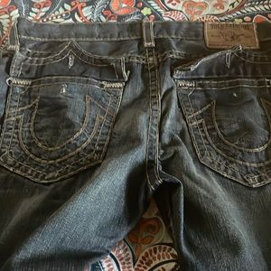 Mens True Religion Relaxed Fit Jeans